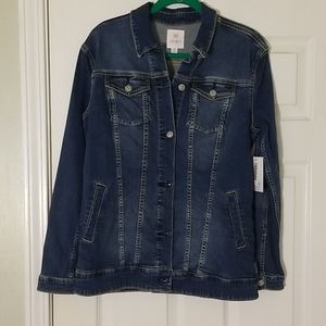 Jaxin Jean jacket with embroidery